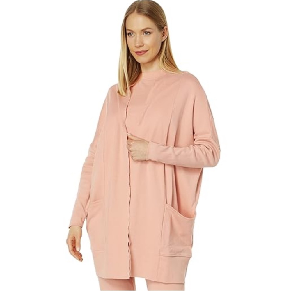 PACT women’s airplane cardigan organic cotton